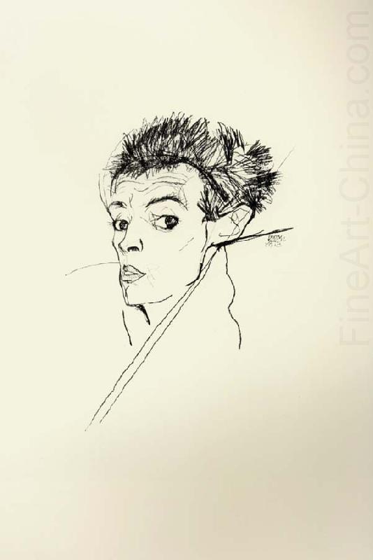 Self Portrait, Egon Schiele